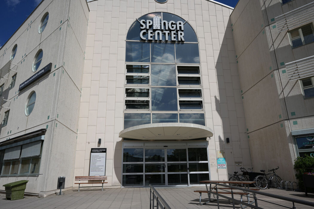Spånga center fasad