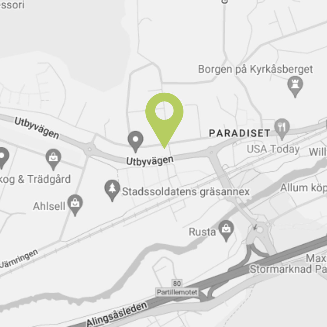 Karta för HVB Partille