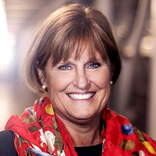 Porträtt av Barbro Fridén